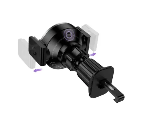 Бездротовий АЗП HW35 Power electric magnetic wireless fast charging car holder(air outlet) black mag-6942007660792145306