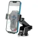 Бездротовий АЗП Hoco HW3 Wise automatic induction fast charging car holder(center console) Black mag-6931474791849154061