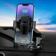 Бездротовий АЗП Hoco HW3 Wise automatic induction fast charging car holder(center console) Black mag-6931474791849154061