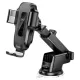 Бездротовий АЗП Hoco HW3 Wise automatic induction fast charging car holder(center console) Black mag-6931474791849154061