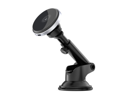 Автотримач XO CX017 Metal Wireless charger Чорний mag-692068084315219759