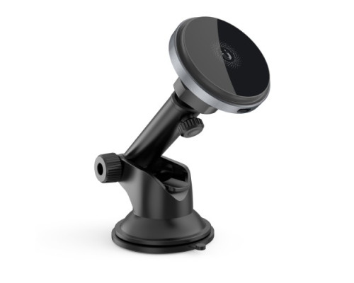 Автотримач XO CX017 Metal Wireless charger Чорний mag-692068084315219759