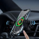 Автотримач XO WX038 Car wireless charging 15W holder Чорний mag-6920680848720142402