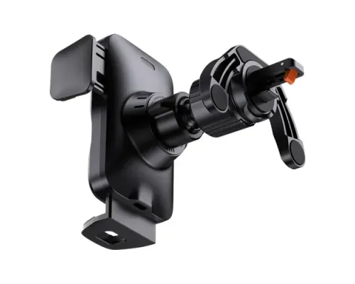 Бездротовий АЗП Baseus Wisdom Auto Alignment Car Mount Wireless QI 15W Air Outlet Black CGZX000001 mag-6932172605568145670