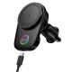 Бездротовий АЗП Hoco HW36 electric rotating magnetic wireless fast charging car holder Black mag-6942007672023153117