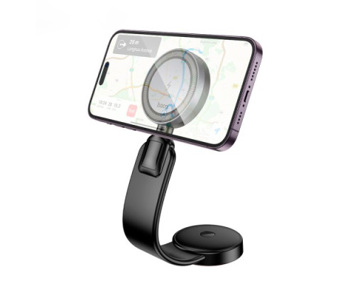 Бездротовий АЗП Hoco HW29 Totem ring magnetic wireless fast charging (center console) Black gray mag-6942007642163138145