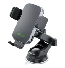 Бездротовий АЗП ACEFAST D53 wireless charging car holder with electric clamp Black mag-6974316284246153309