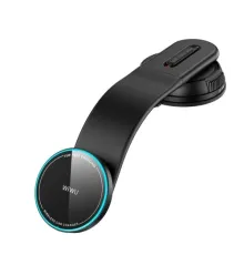 Бездротовий АЗП WiWU CH-327 Universal Automatic Wireless Car Charger Black mag-6977703658804153650