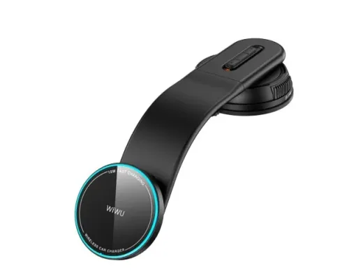 Бездротовий АЗП WiWU CH-327 Universal Automatic Wireless Car Charger Black mag-6977703658804153650