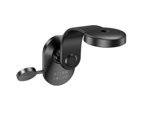 Бездротовий АЗП Hoco HW28 Excelso 2-in-1 wireless fast charging car holder Black mag-6942007630566137263