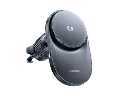 Бездротовий АЗП Baseus PrimeTrip VC2 Pro Magnetic Wireless Charging Car Mount Qi2.2 Black C0013N00 mag-6942521201426152055
