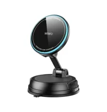 Бездротовий АЗП WiWU CH-326 Universal Automatic Wireless Car Charger Black mag-6977703658811153651