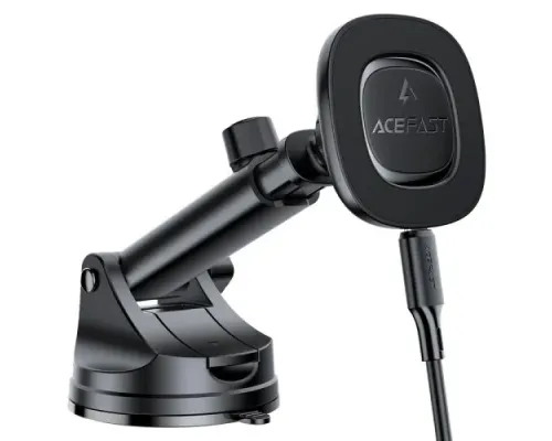 Бездротовий АЗП ACEFAST D47 MagSafe wireless charging car holder for dashboard Black mag-6974316284116153300