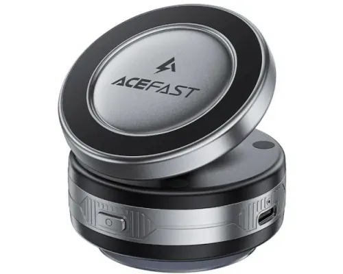 Бездротовий АЗП автовакумный ACEFAST E29 electric Suction cup MagSafe wireless charging Metal gray mag-6974316284840153323