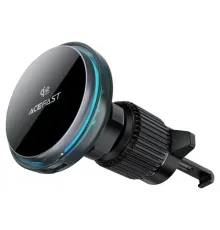 Бездротовий АЗП ACEFAST D61 Qi2 25W magnetic wireless charging car holder metal grey mag-6974316285786153838