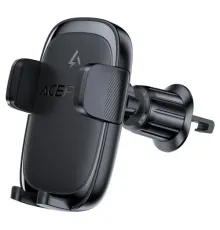 Бездротовий АЗП ACEFAST D48 press type wireless charging car holder for air vent Black mag-6974316284123153301