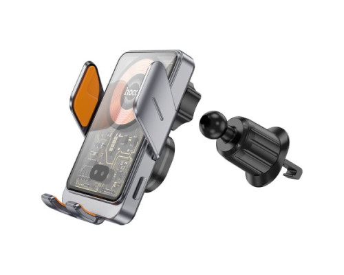 Бездротовий АЗП Hoco HW7 Transparent Discovery Edition wireless fast charging black mag-6942007608145138117