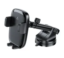 Бездротовий АЗП ACEFAST D49 press type wireless charging car holder for dashboard Black mag-6974316284130153302