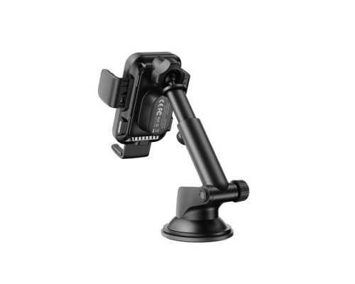 Автотримач XO WX036 Automatic arm clamp type wireless charging holder Чорний mag-692068084490660119