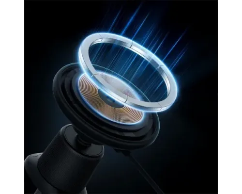 Бездротовий АЗП Baseus CW01 MagSafe Wireless Charging Car Mount Air Vent 15W Black C40141001111-00 mag-6932172632151151252