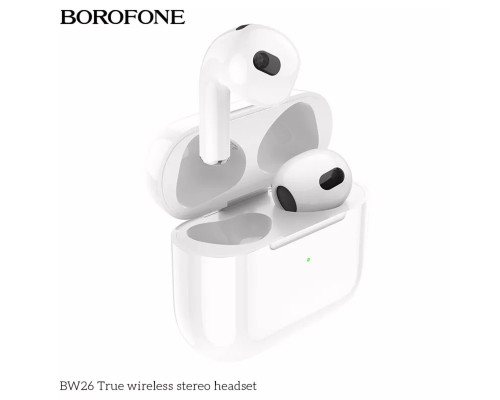 Навушники BOROFONE BW26 True wireless stereo headset White