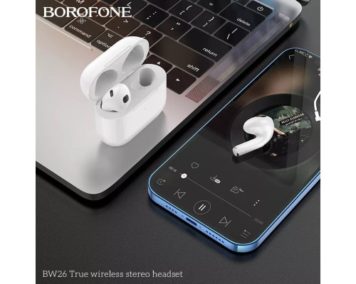 Навушники BOROFONE BW26 True wireless stereo headset White