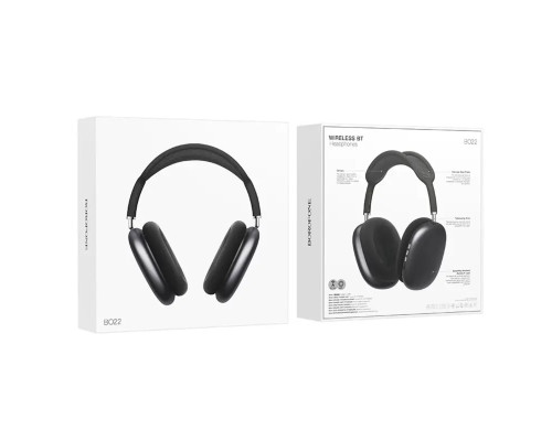 Навушники BOROFONE BO22 Elegant BT headphones Space Gray