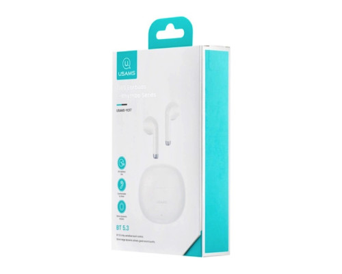 Навушники Usams US-YO17 TWS Earbuds -Rhymbo Series BT5.3 Beige