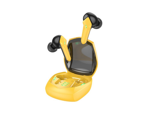 Навушники HOCO EW28 Magic true wireless BT gaming headset Yellow