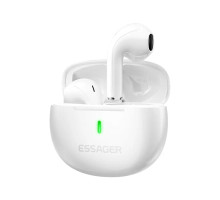 Навушники ESSAGER (color box) Shining TWS Bluetooth earphones White