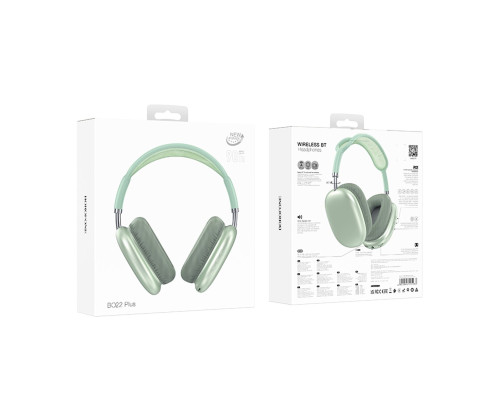 Навушники BOROFONE BO22 Plus Elegant BT headphones Green