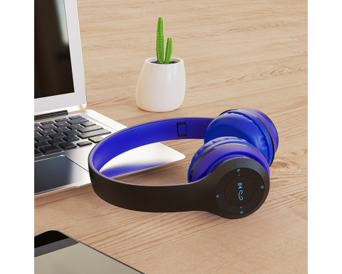 Навушники BOROFONE BO4 Charming rhyme wireless headphones Blue