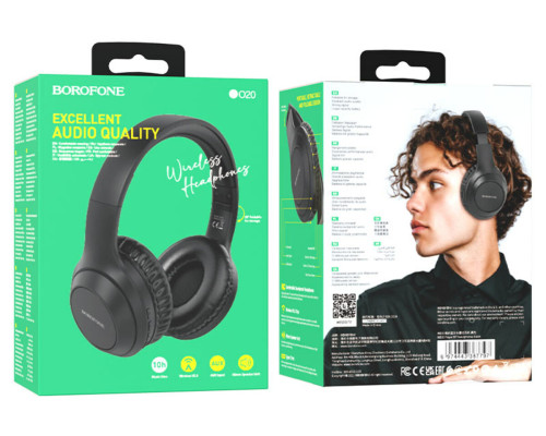 Навушники BOROFONE BO20 Player BT headphones Black