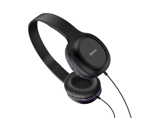 Навушники HOCO W24 Enlighten headphones with mic set Purple