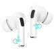 Навушники HOCO EW63 true wireless ANC noise reduction BT headset White