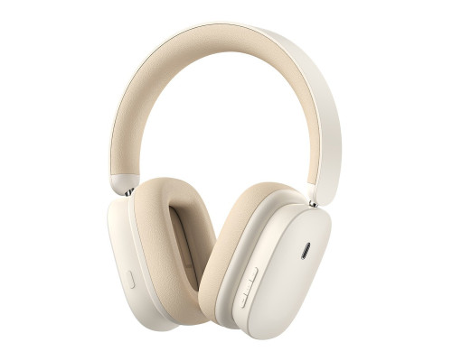 Навушники Baseus Bowie H1 Noise-Cancellation Wireless Headphones Creamy-White