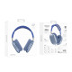 Навушники BOROFONE BO22 Plus Elegant BT headphones Sky Blue