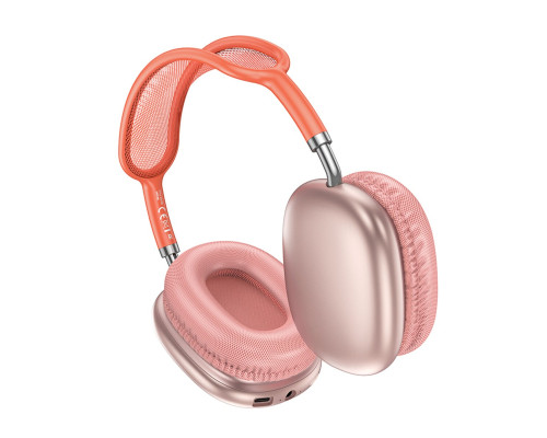 Навушники BOROFONE BO22 Plus Elegant BT headphones Pink