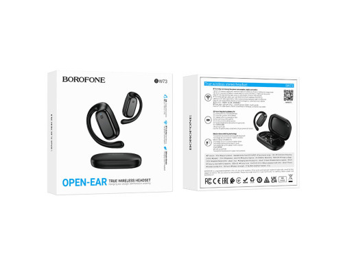 Навушники BOROFONE BW73 Lucky Open True Wireless BT headset Black