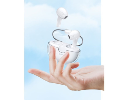 Навушники USAMS-BU12 TWS Earbuds BU Series BT 5.1 White