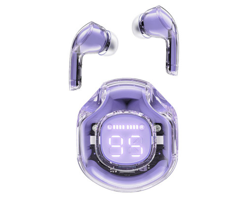 Навушники ACEFAST T8 Crystal color (2) bluetooth earbuds Alfalfa Purple