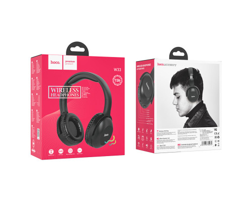 Навушники HOCO W33 Art sount BT headset Black