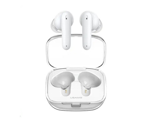 Навушники Usams US-BE16 Transparent TWS Earbuds - BE Series BT5.3 White