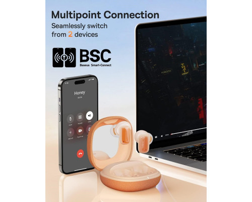 Навушники Baseus AirNora 2 True Wireless Earphones Gradient Orange