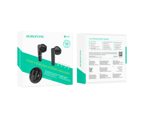 Навушники BOROFONE BW08 Luxury true wireless BT headset Black