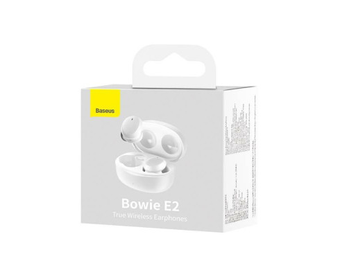 Навушники Baseus True Wireless Earphones Bowie E2 White