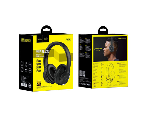 Навушники HOCO W28 Journey wireless headphones Black