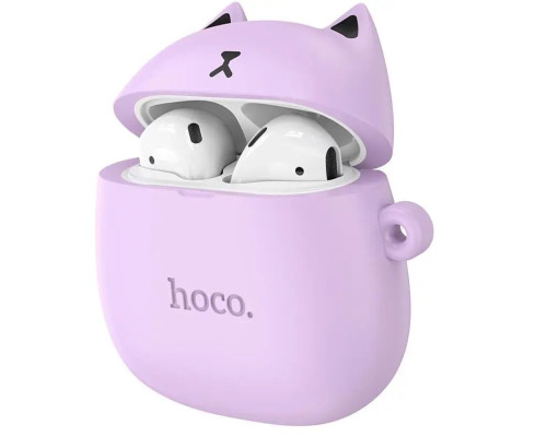 Навушники HOCO EW45 True wireless stereo headset Lilac Cat