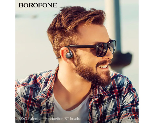 Навушники BOROFONE BE63 Talent air conduction BT headset Obsidian Star