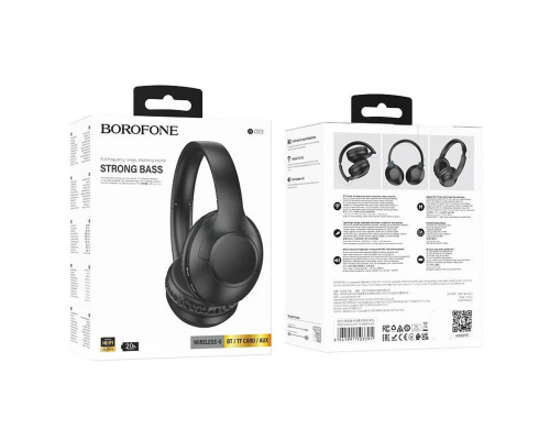 Навушники BOROFONE BO23 Glamour BT headset Black